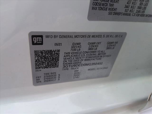 Used 2021 GMC Sierra 1500 SLT w/ SLT Premium Package image 25