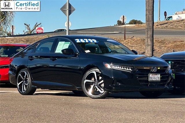 Certified 2022 Honda Accord Sport