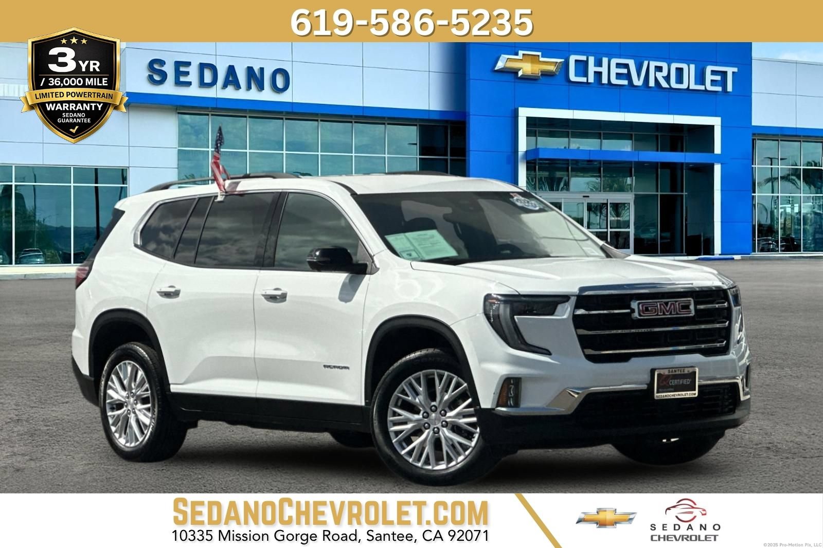 Used 2026 GMC Acadia Elevation w/ Elevation Premium Package
