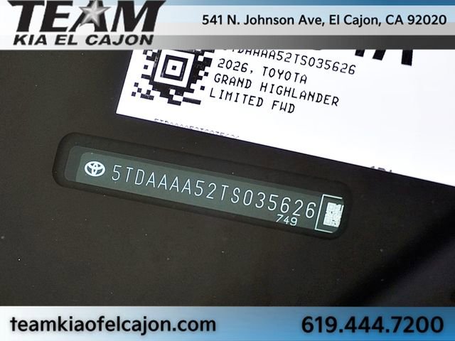 Used 2026 Toyota Grand Highlander XLE image 37