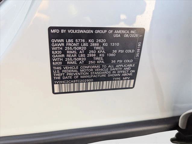 New 2026 Volkswagen Atlas Cross Sport SE image 16