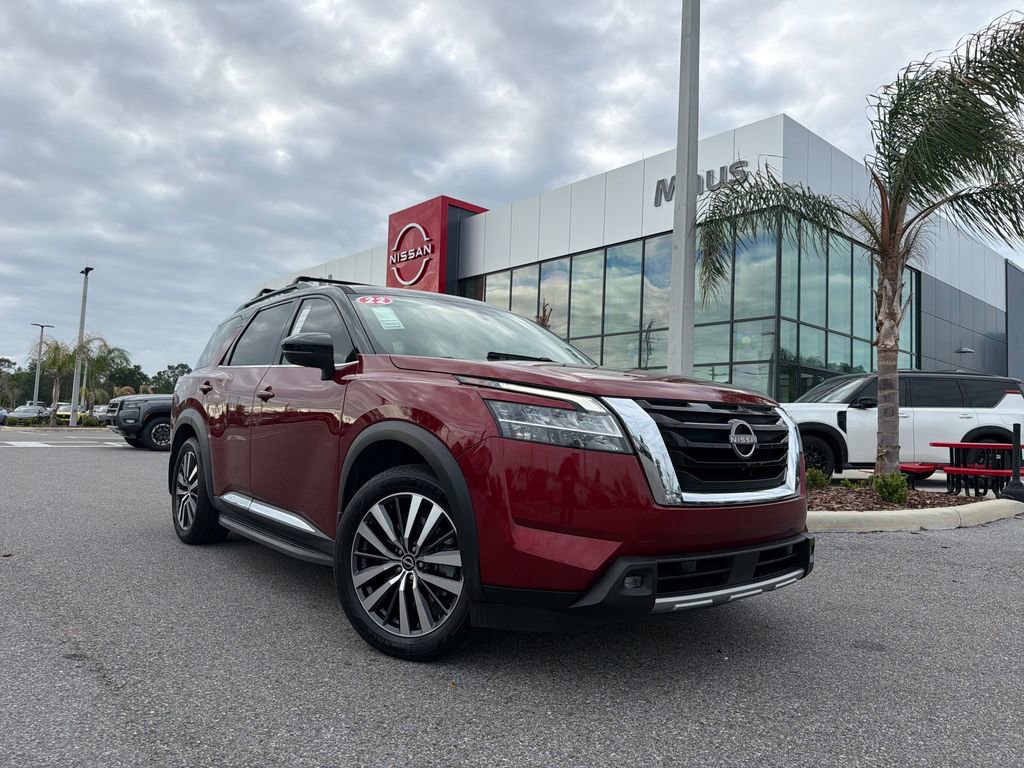 Used 2022 Nissan Pathfinder Platinum w/ Cargo Package image 1