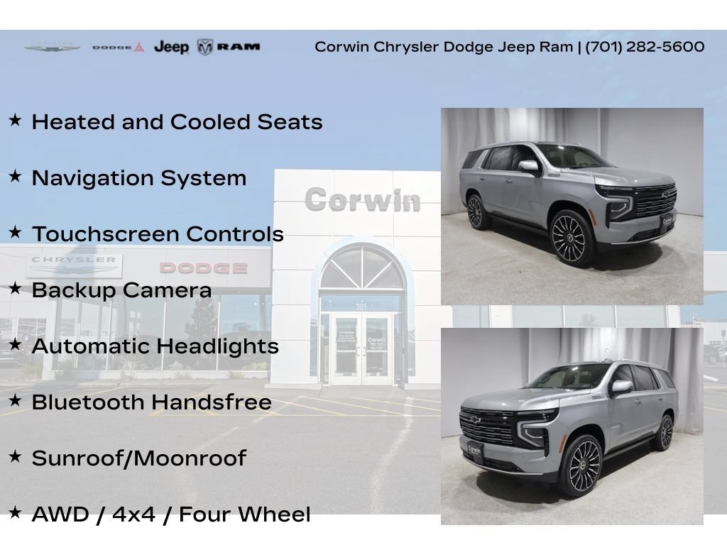Used 2025 Chevrolet Tahoe High Country AWD/4WD image 8