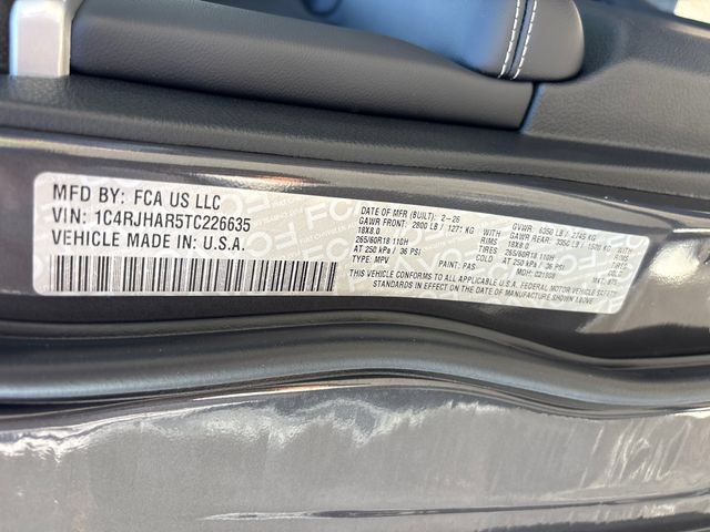 New 2026 Jeep Grand Cherokee Altitude AWD/4WD image 35