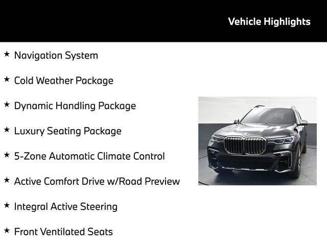 Used 2020 BMW X7 M50i w/ Dynamic Handling Package AWD/4WD image 5