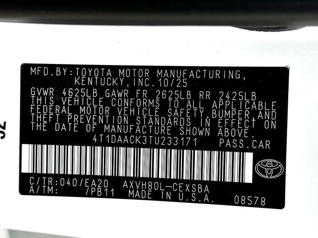 New 2026 Toyota Camry SE image 25