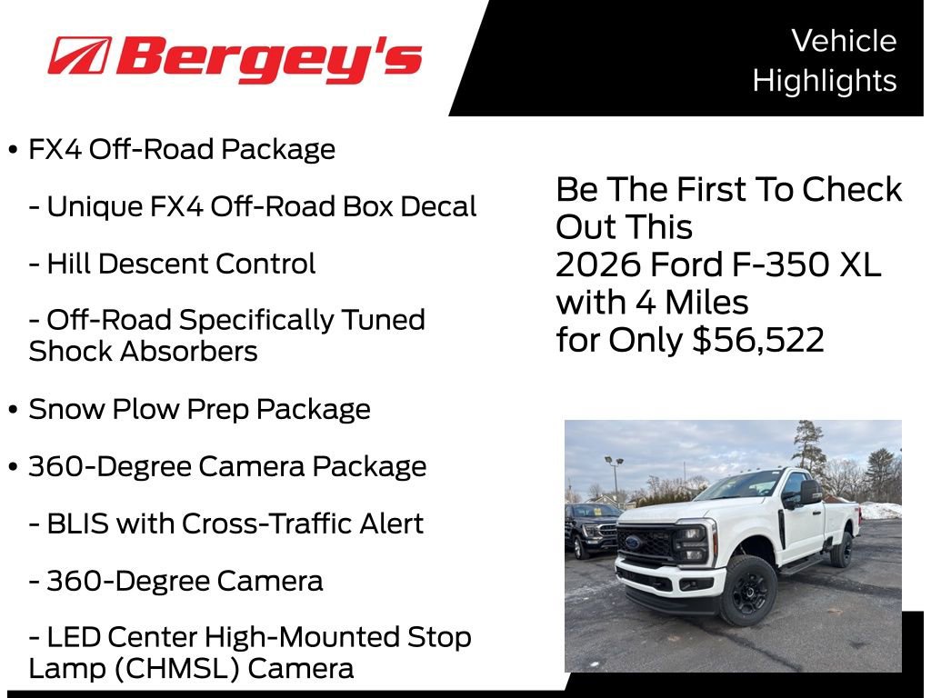 New 2026 Ford F350 XL w/ STX Appearance Package AWD/4WD image 5