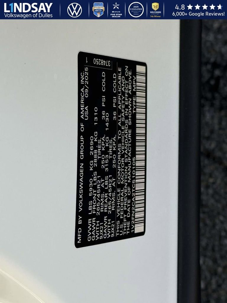 New 2026 Volkswagen Atlas SEL Premium R-Line image 22