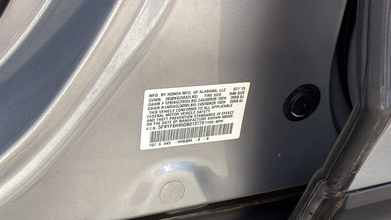 Used 2016 Honda Pilot Touring image 30