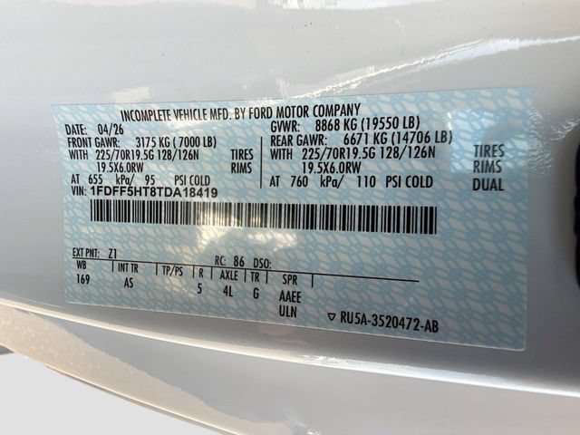 New 2026 Ford F550 4x4 Regular Cab Super Duty image 10