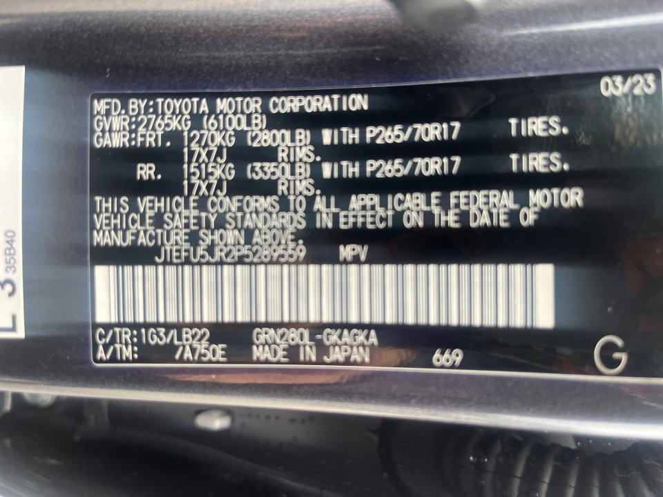 Used 2023 Toyota 4Runner SR5 Premium w/ Moonroof Package image 35