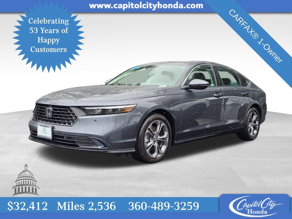 Certified 2025 Honda Accord EX-L image 1