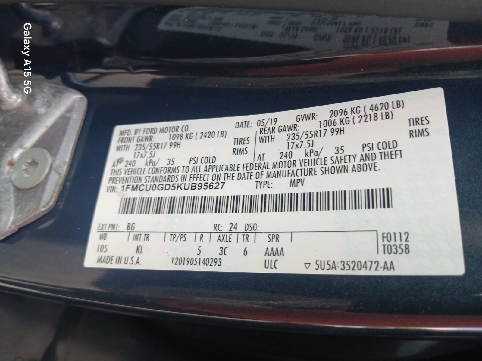 Used 2019 Ford Escape SE FWD image 10