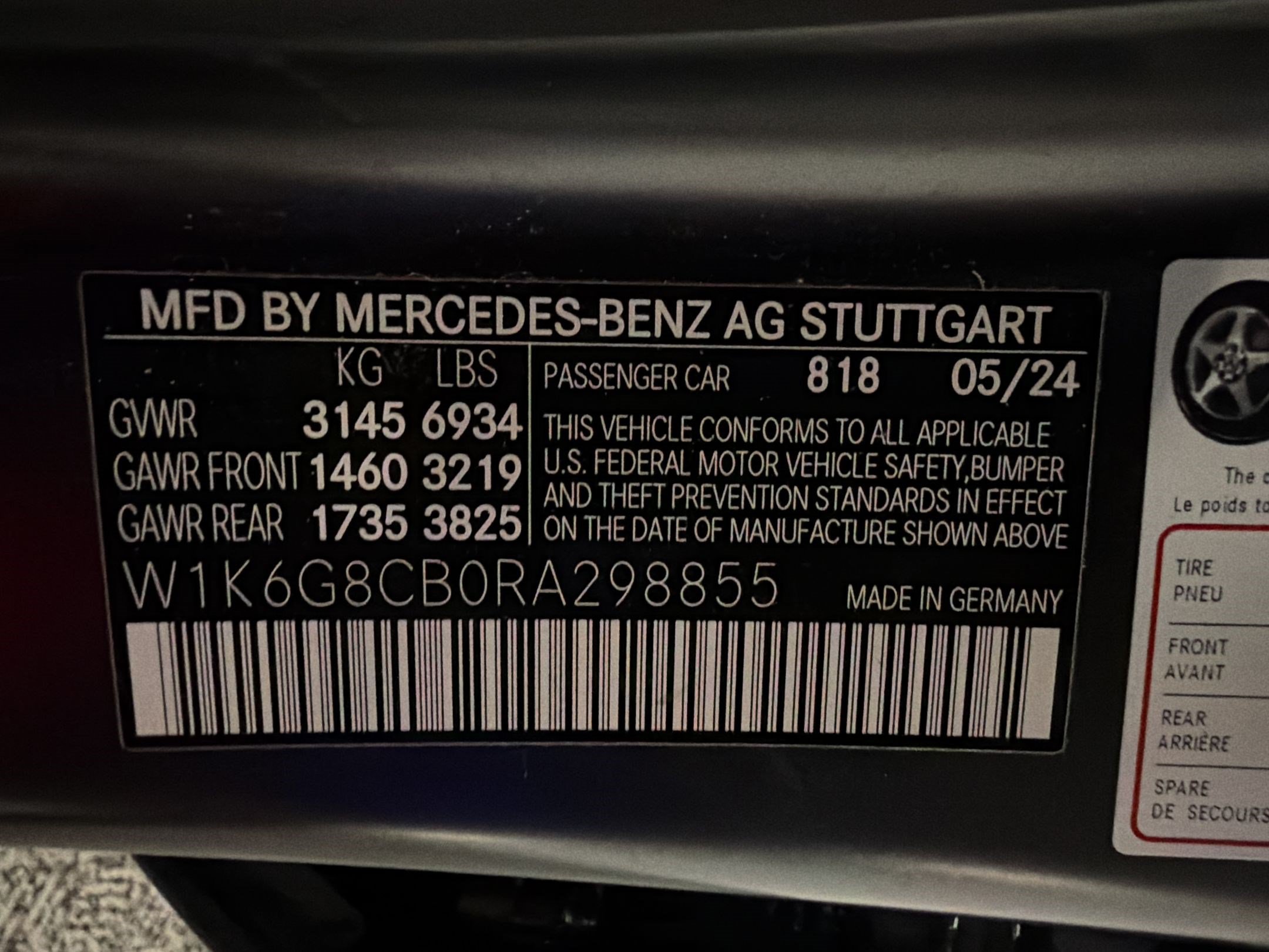 Certified 2024 Mercedes-Benz S 63 AMG S image 22