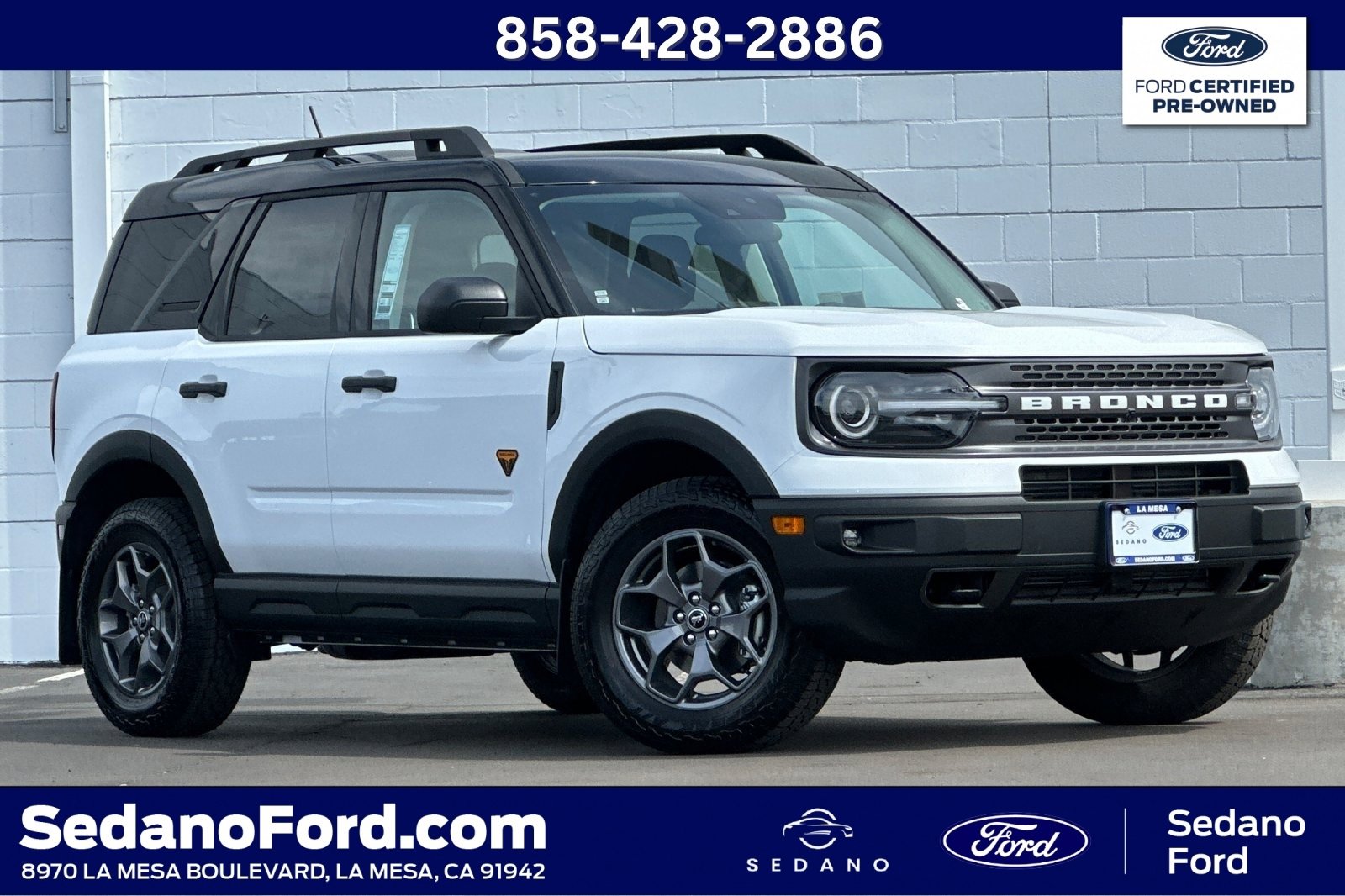 Certified 2024 Ford Bronco Sport Badlands