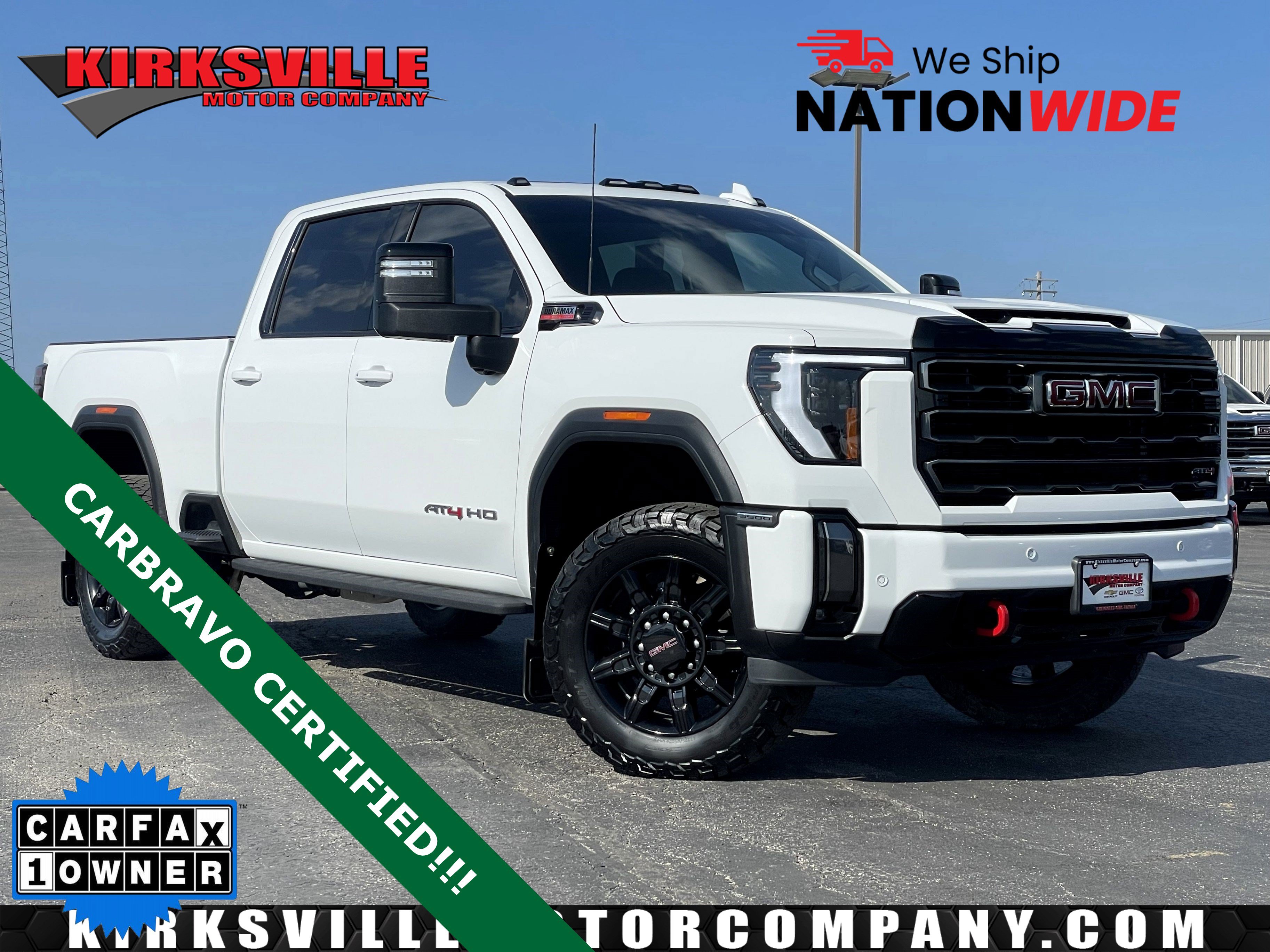Certified 2024 GMC Sierra 3500 AT4 w/ AT4 Premium Plus Package