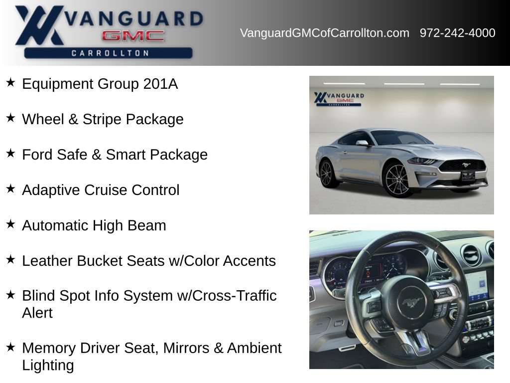 Used 2019 Ford Mustang Premium w/ Equipment Group 201A RWD image 6