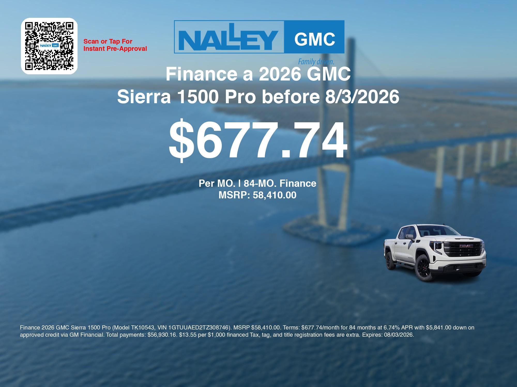 New 2026 GMC Sierra 1500 Pro w/ Graphite Edition AWD/4WD image 7