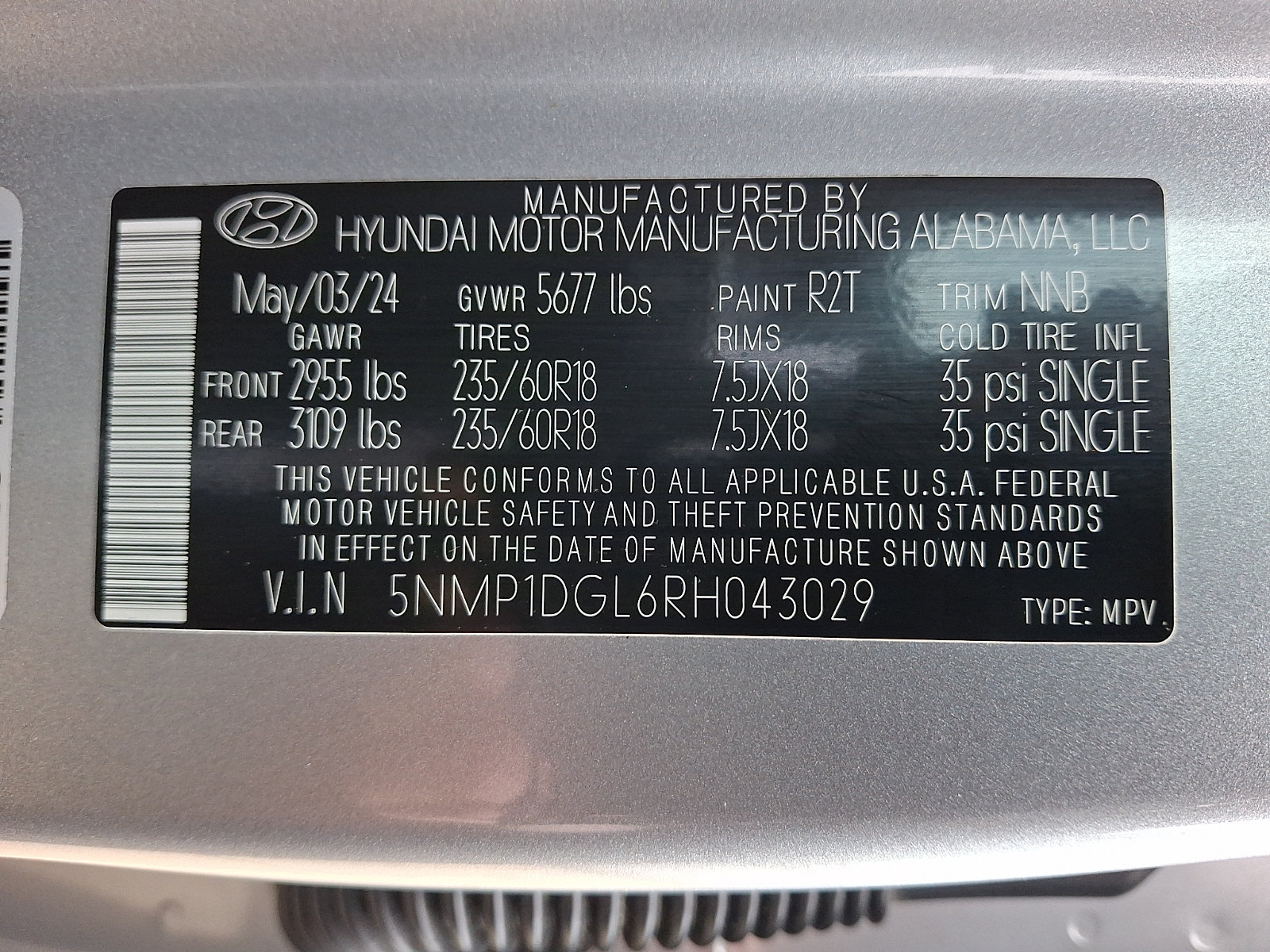 Certified 2024 Hyundai Santa Fe SE AWD/4WD image 27