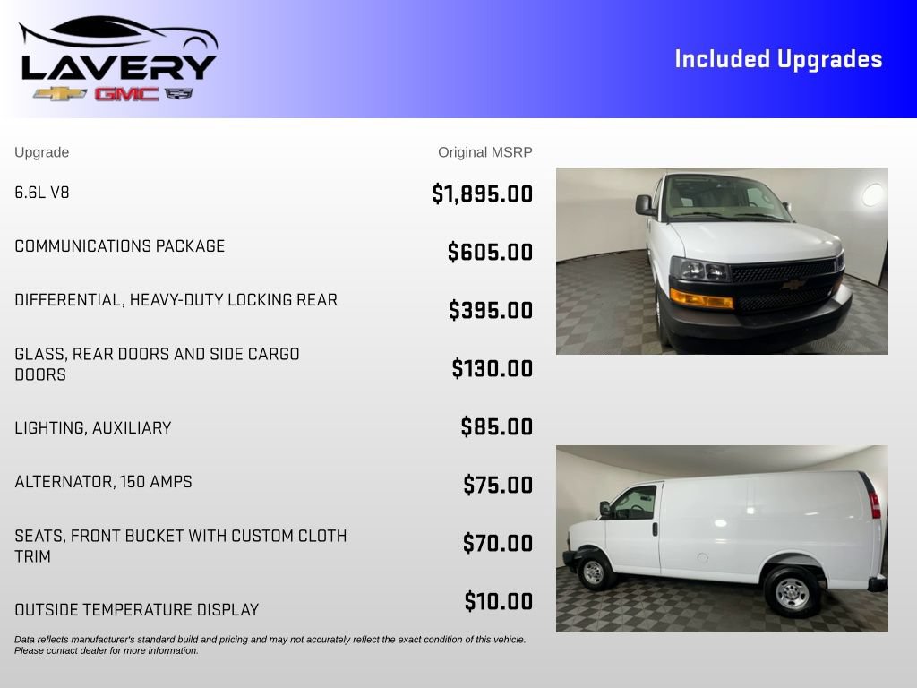 Used 2026 Chevrolet Express 2500 w/ Communications Package RWD image 7