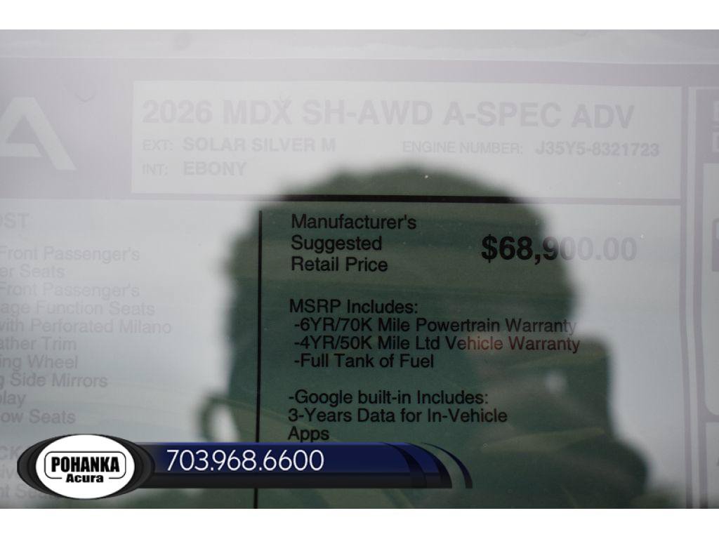 New 2026 Acura MDX A-Spec AWD/4WD image 40