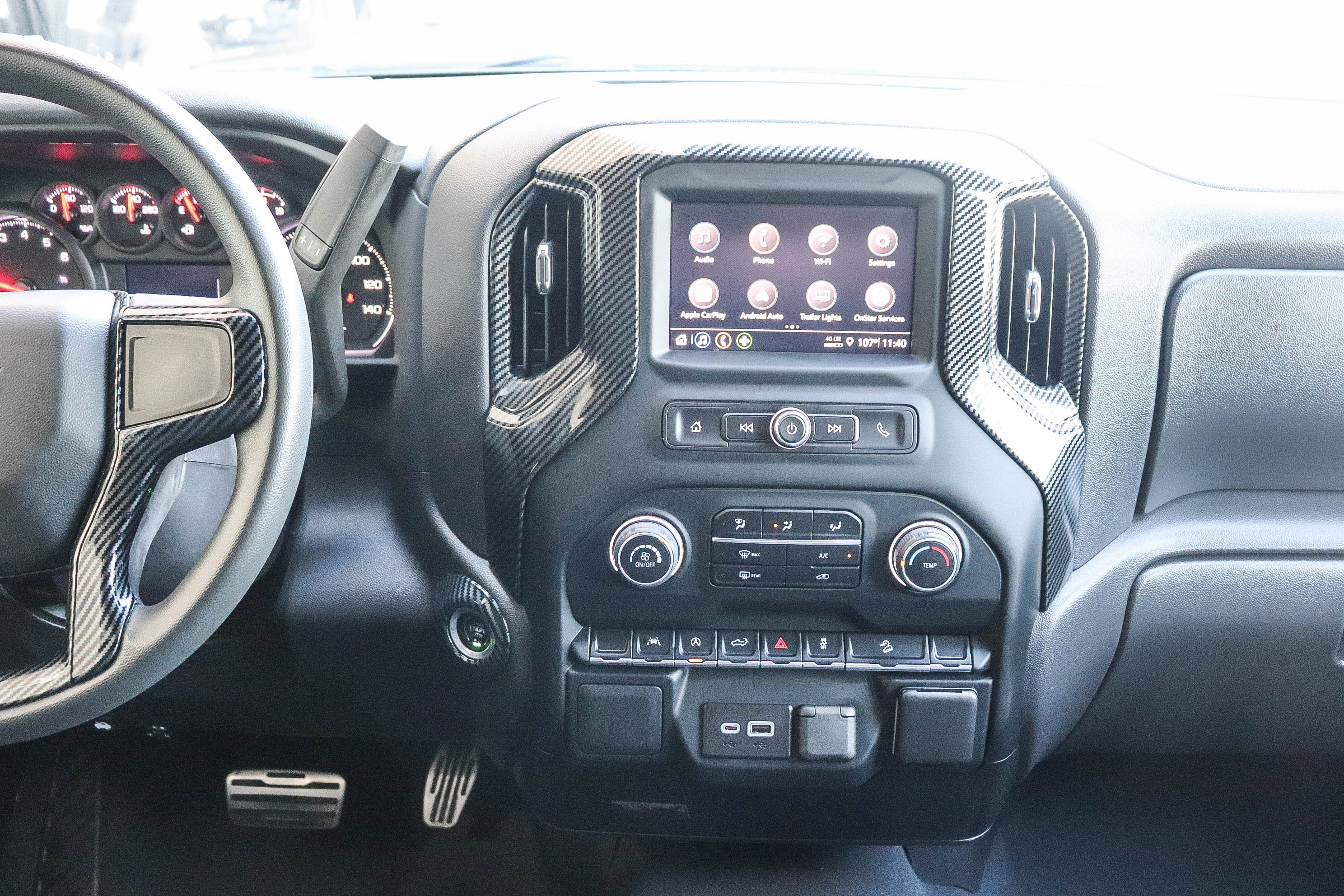 Used 2024 Chevrolet Silverado 1500 Custom Trail Boss w/ LPO, Dark Essentials Package AWD/4WD image 14