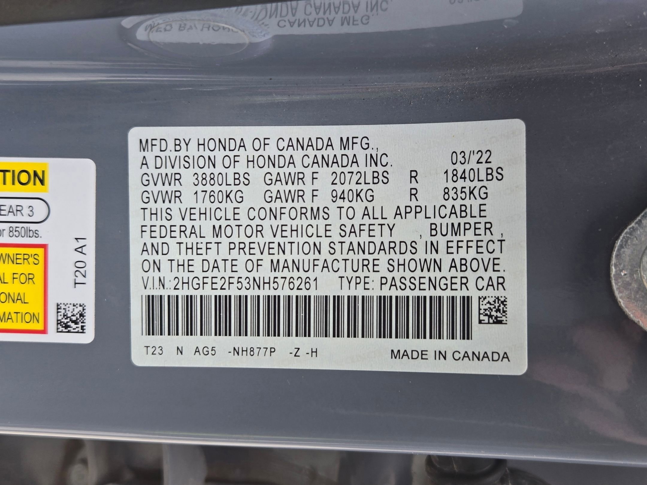 Used 2022 Honda Civic Sport image 31