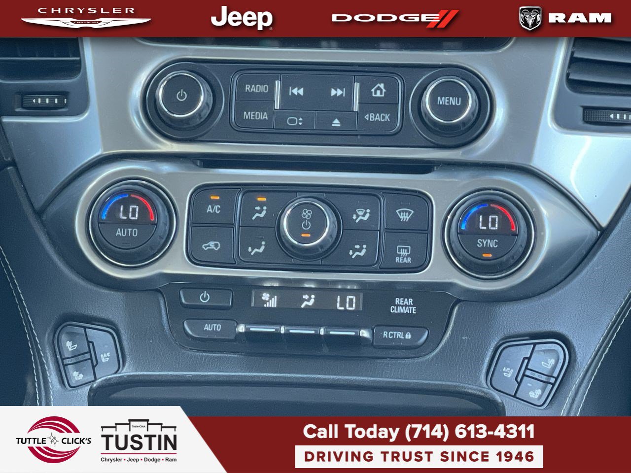 Used 2015 Chevrolet Tahoe LTZ w/ Max Trailering Package RWD image 13