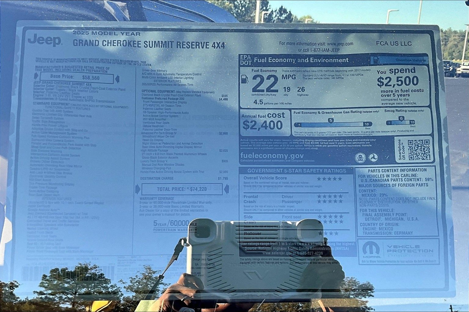 New 2025 Jeep Grand Cherokee Summit image 13