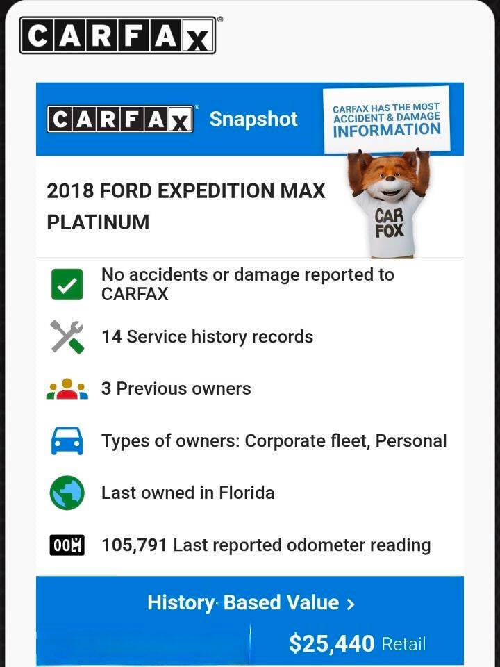 Used 2018 Ford Expedition Max Platinum image 2
