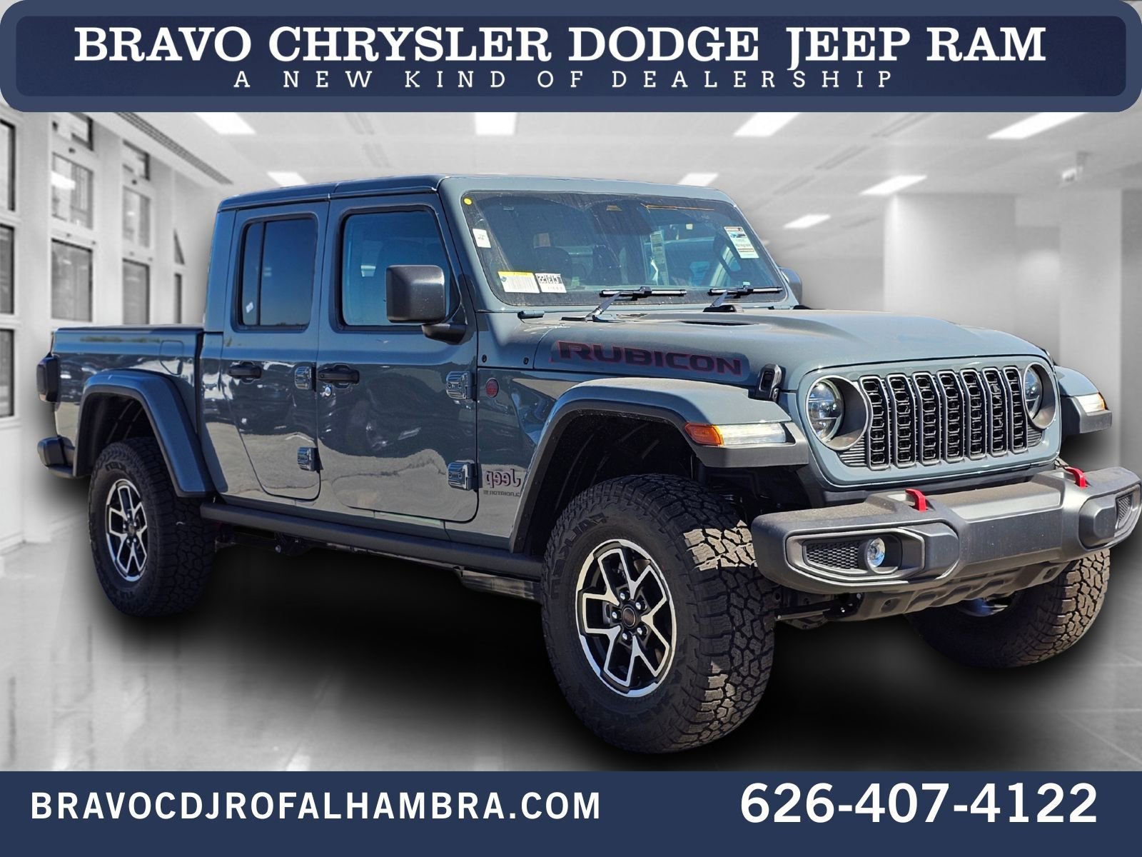 New 2026 Jeep Gladiator Rubicon w/ Steel Power Dome Hood Package AWD/4WD image 1