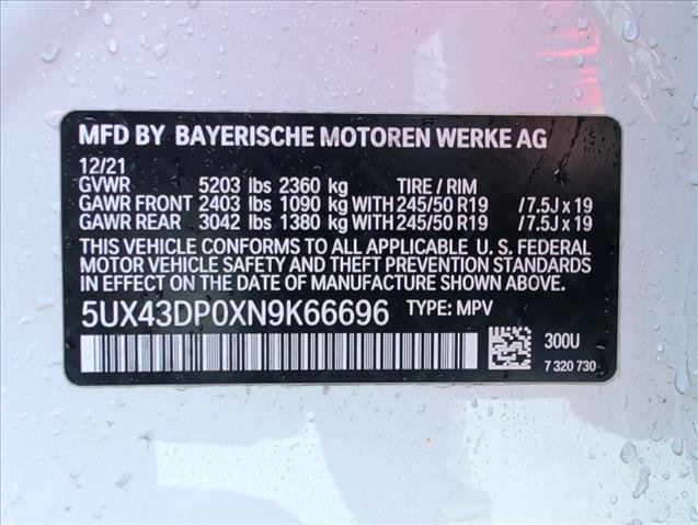 Used 2022 BMW X3 sDrive30i w/ Convenience Package RWD image 25