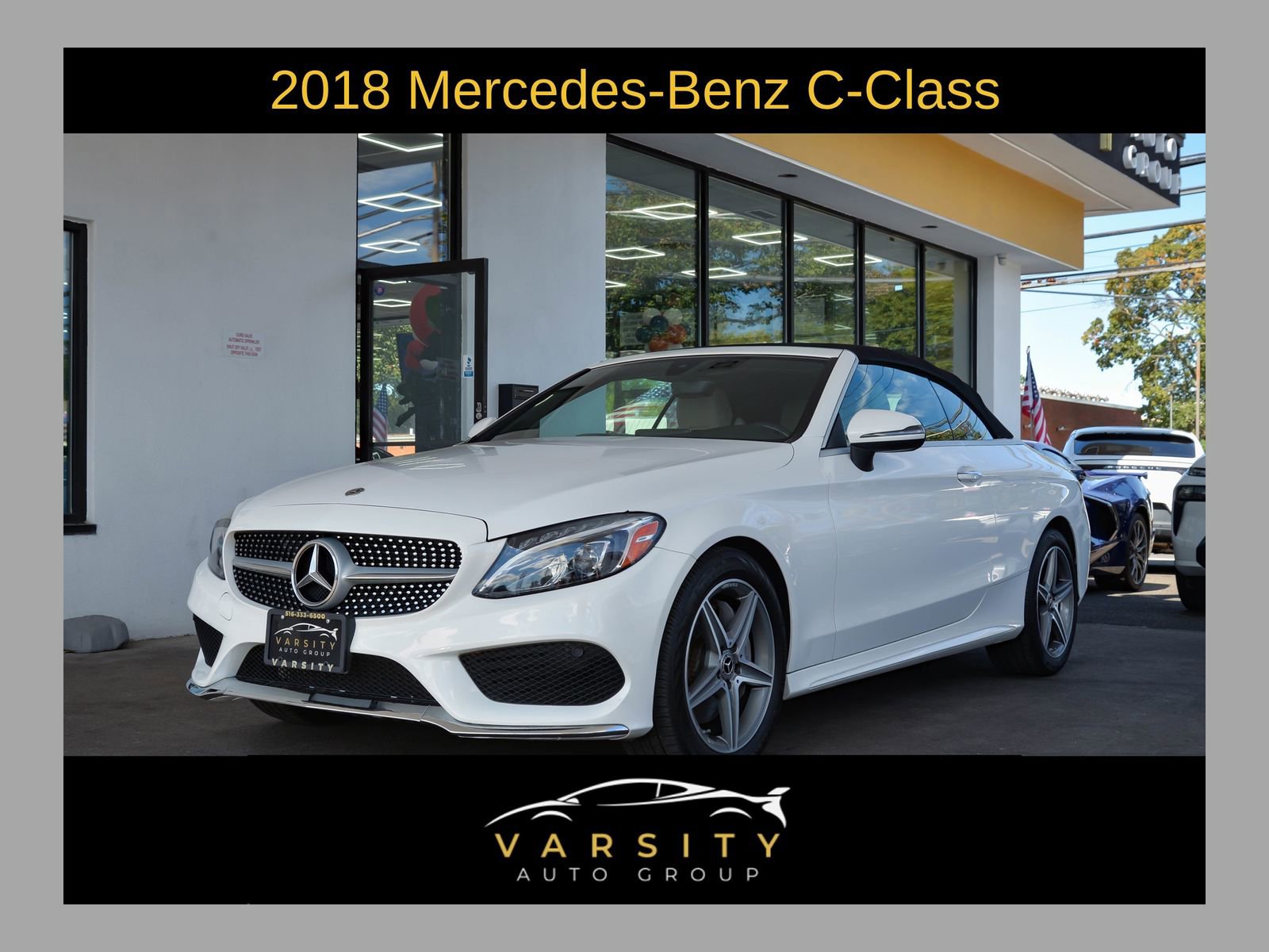 Used 2018 Mercedes-Benz C 300 4MATIC Cabriolet w/ Multimedia Package