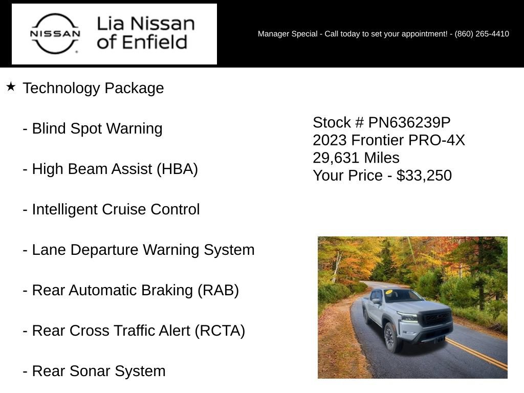Used 2023 Nissan Frontier PRO-4X w/ Pro Convenience Package AWD/4WD image 15