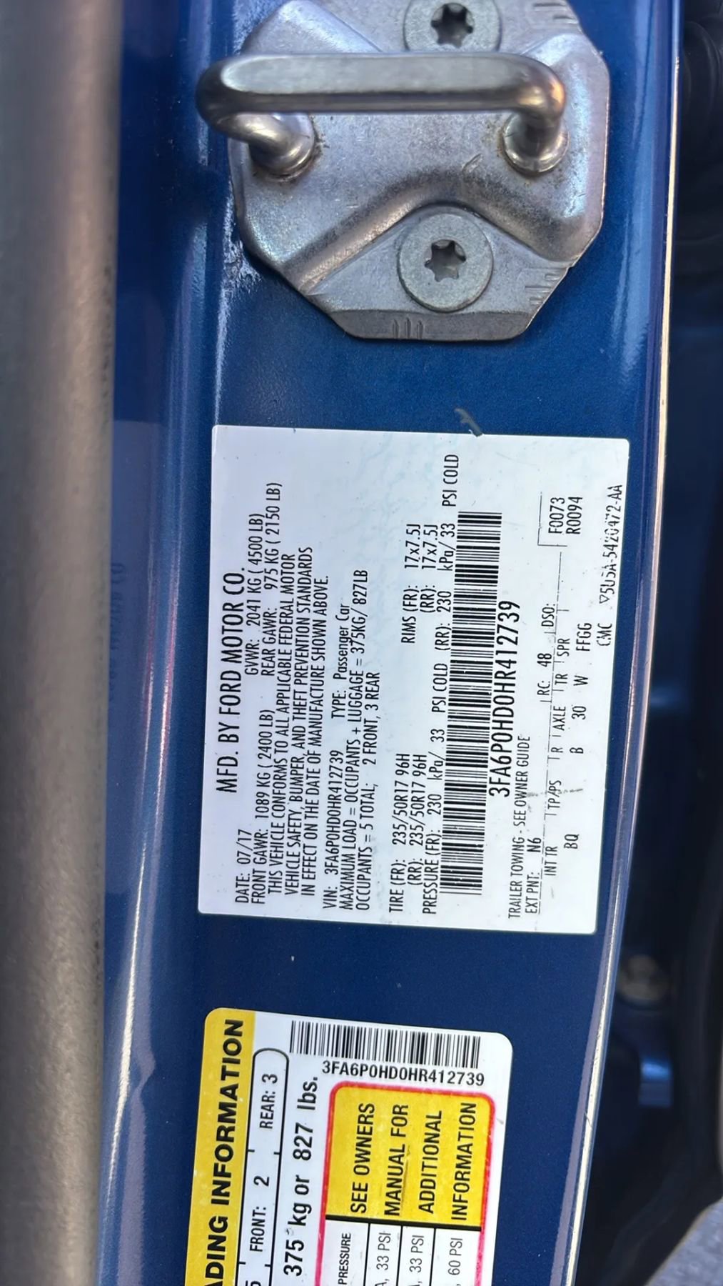Used 2017 Ford Fusion SE w/ Fusion SE Technology Package image 30