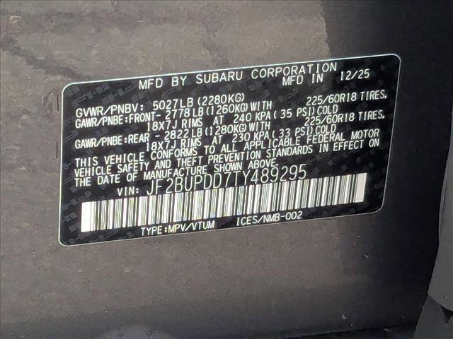 New 2026 Subaru Outback Limited image 19