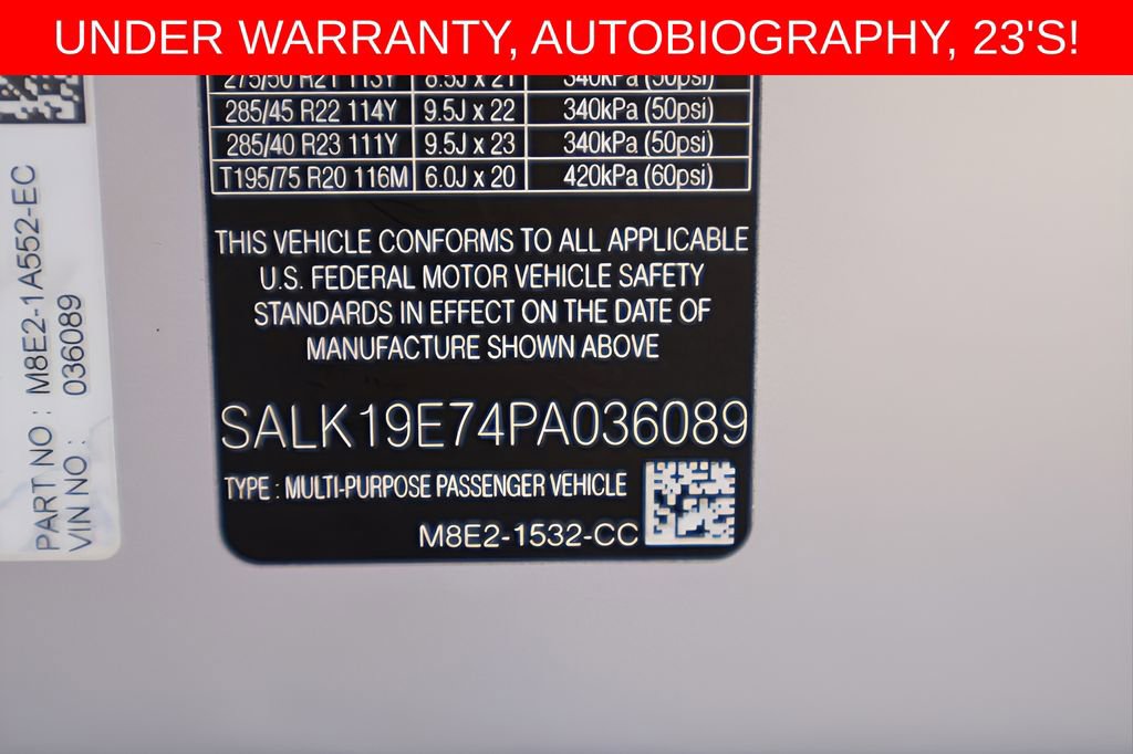 Used 2023 Land Rover Range Rover Autobiography AWD/4WD image 29