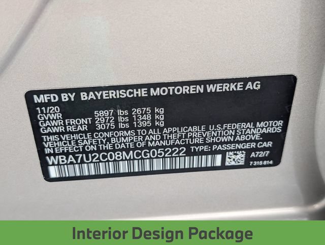 Used 2021 BMW 750i xDrive w/ Executive Package AWD/4WD image 32