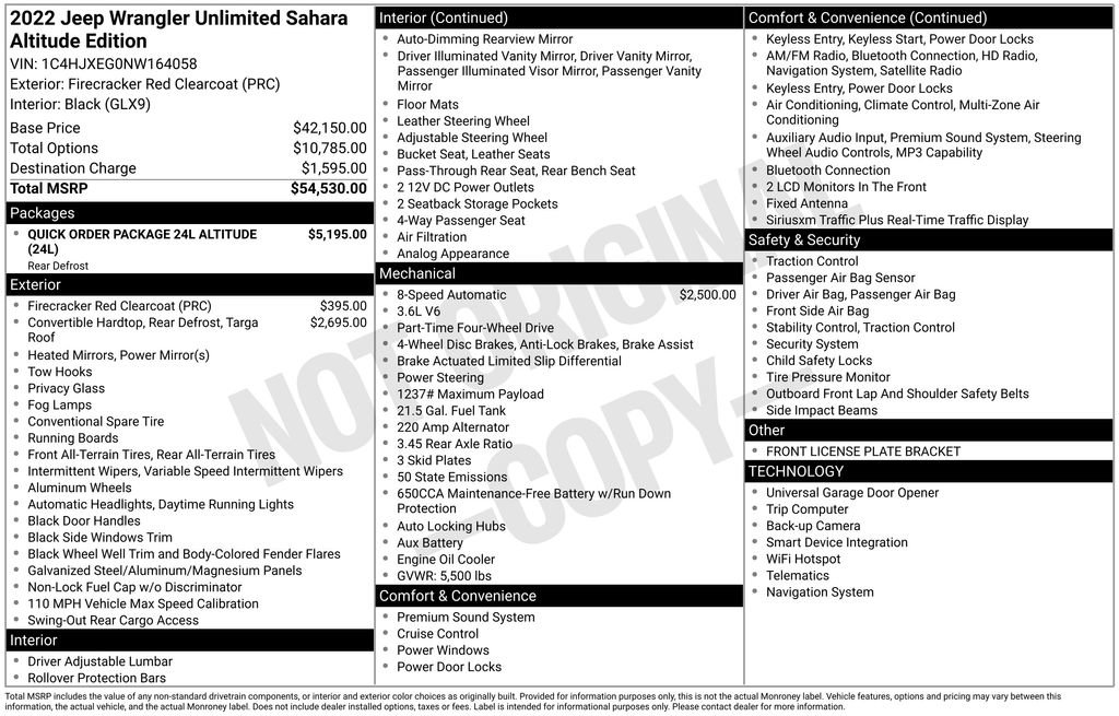Certified 2022 Jeep Wrangler Unlimited Sahara image 44
