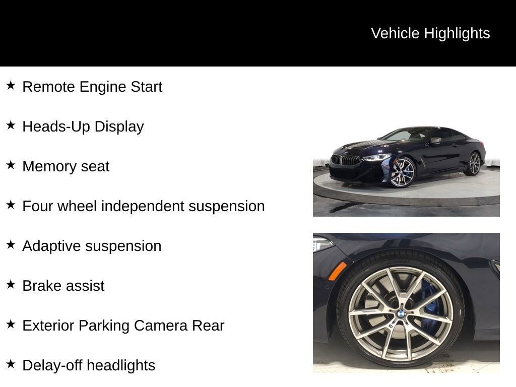 Used 2019 BMW M850i xDrive Coupe w/ Comfort Seating Package image 13