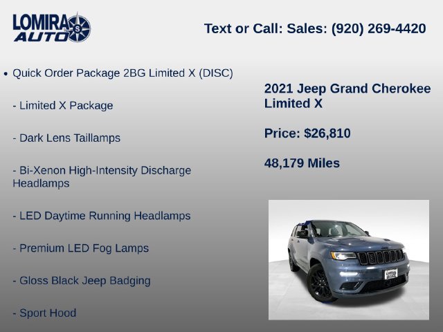 Used 2021 Jeep Grand Cherokee Limited X AWD/4WD image 8