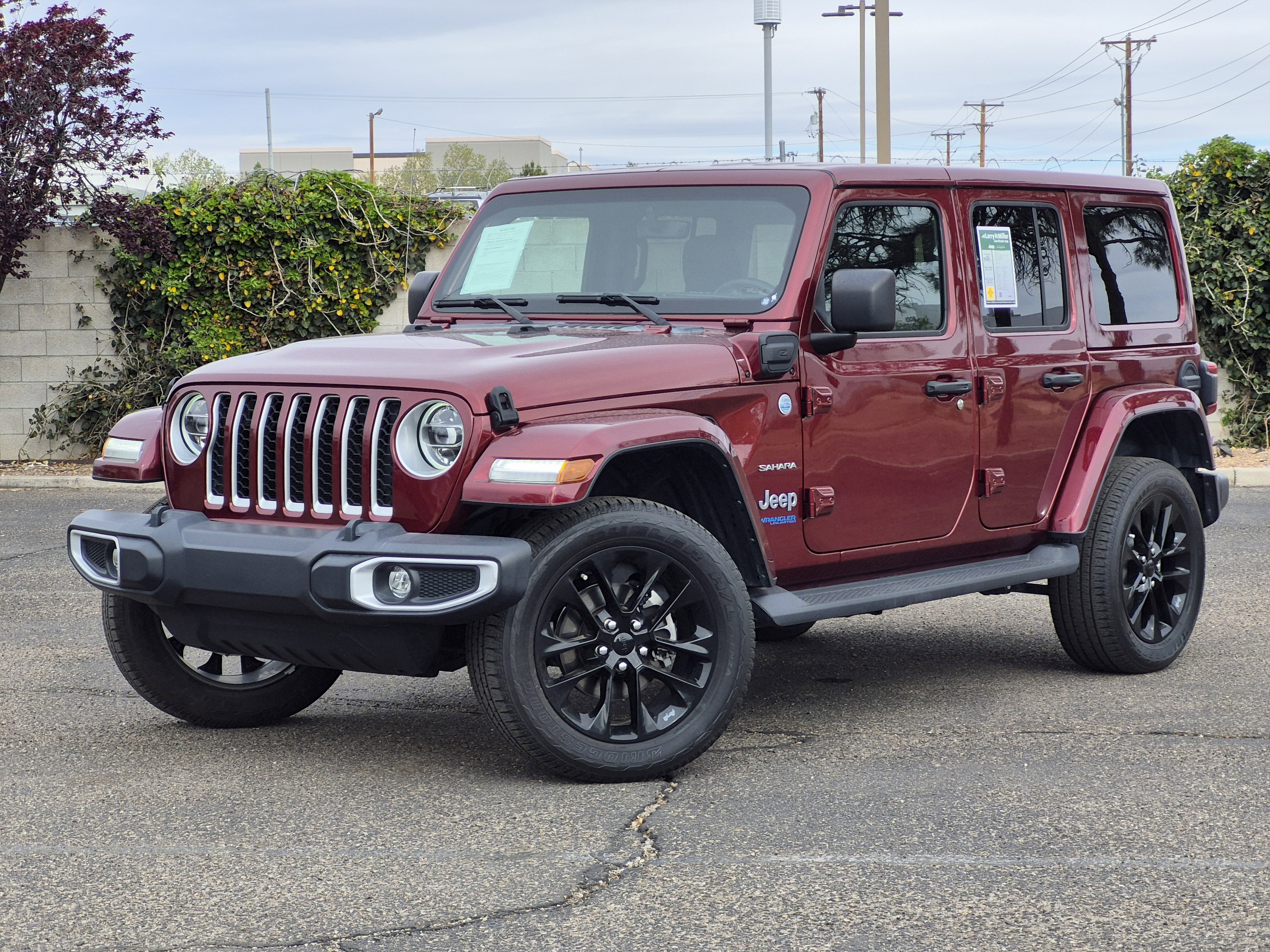 Used 2021 Jeep Wrangler Sahara w/ Cold Weather Group image 1