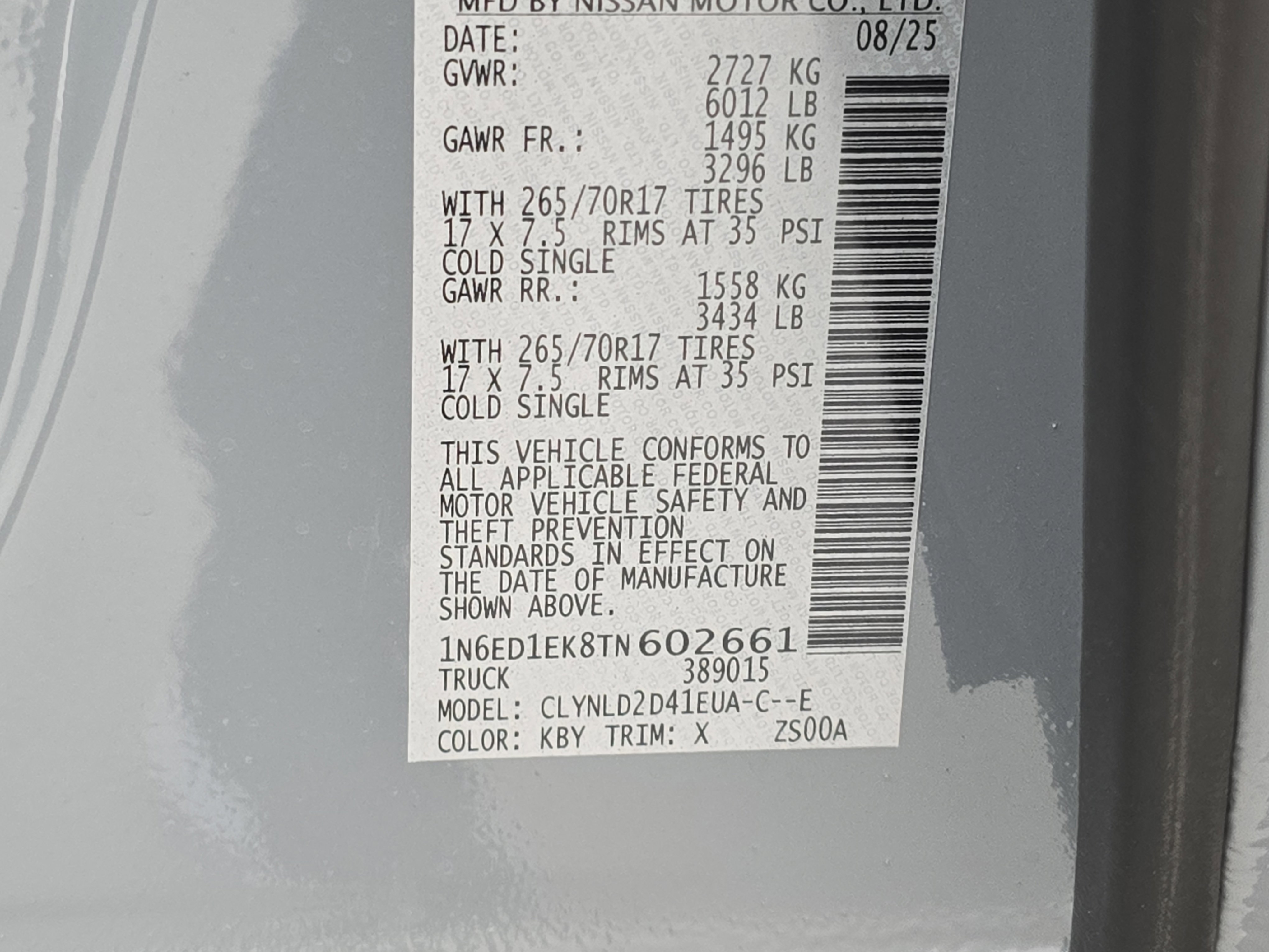 New 2026 Nissan Frontier PRO-4X w/ Pro-4x Convenience Package image 34