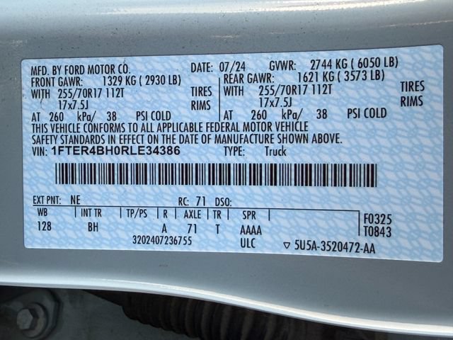 Used 2024 Ford Ranger XL w/ Trailer Tow Package RWD image 24