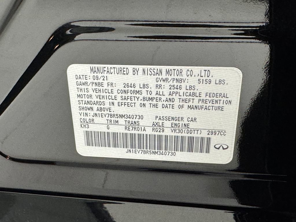 Used 2022 INFINITI Q50 Luxe w/ Cargo Package image 34