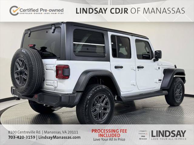 Certified 2024 Jeep Wrangler Unlimited Sport AWD/4WD image 9