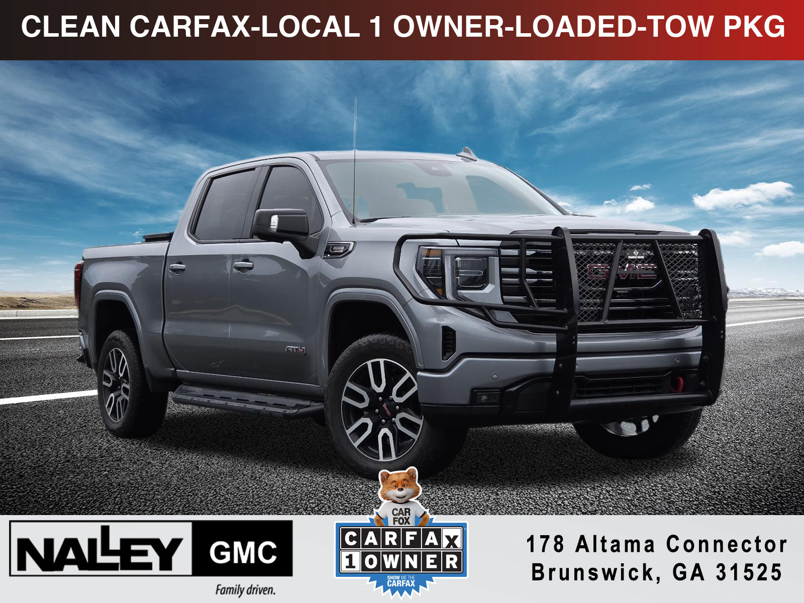 Used 2025 GMC Sierra 1500 AT4 w/ Technology Package AWD/4WD 360° Tour