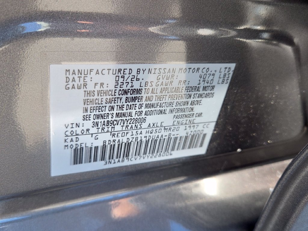 New 2027 Nissan Sentra SV FWD image 18