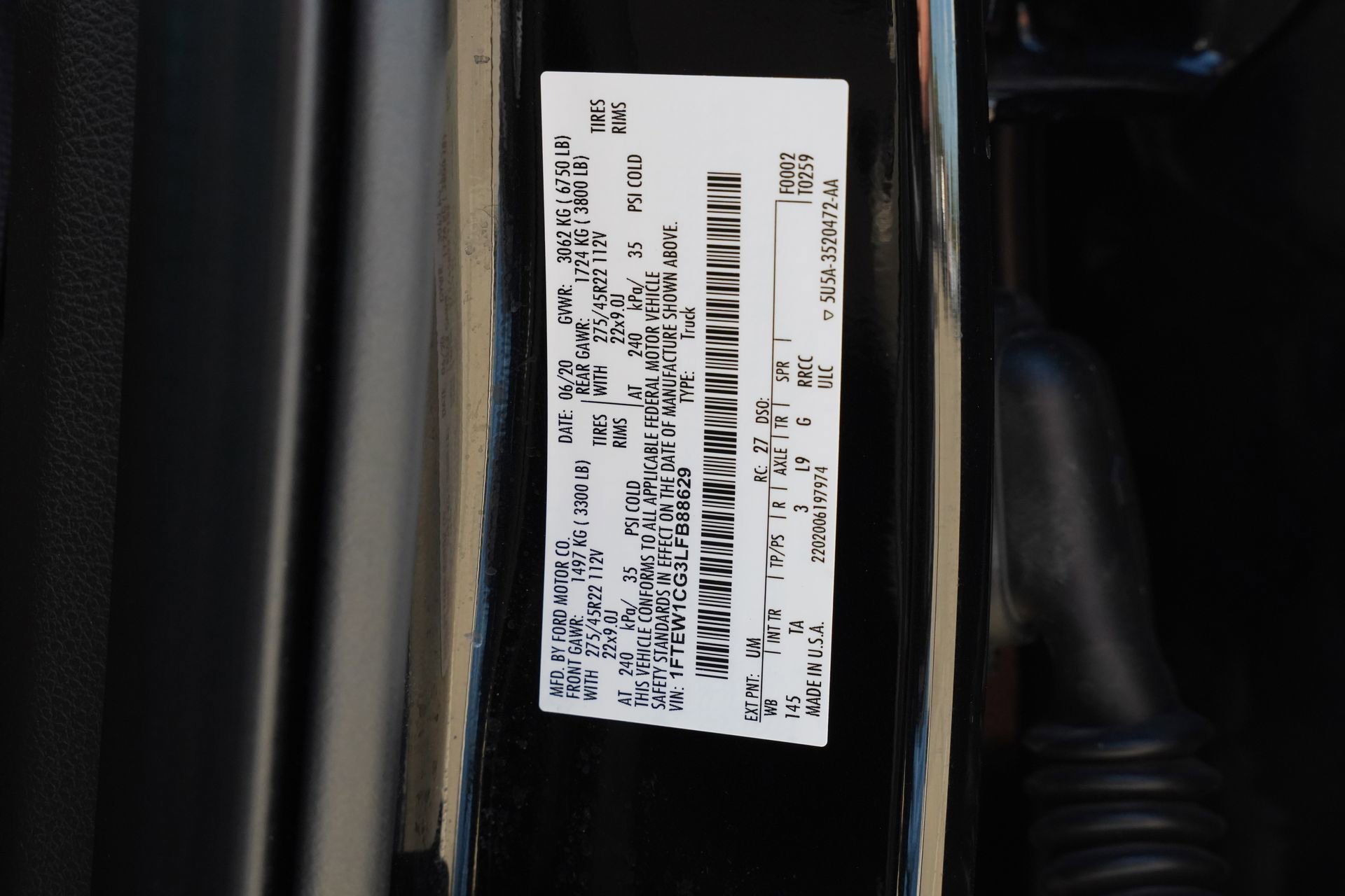 Used 2020 Ford F150 Limited w/ Trailer Tow Package image 30