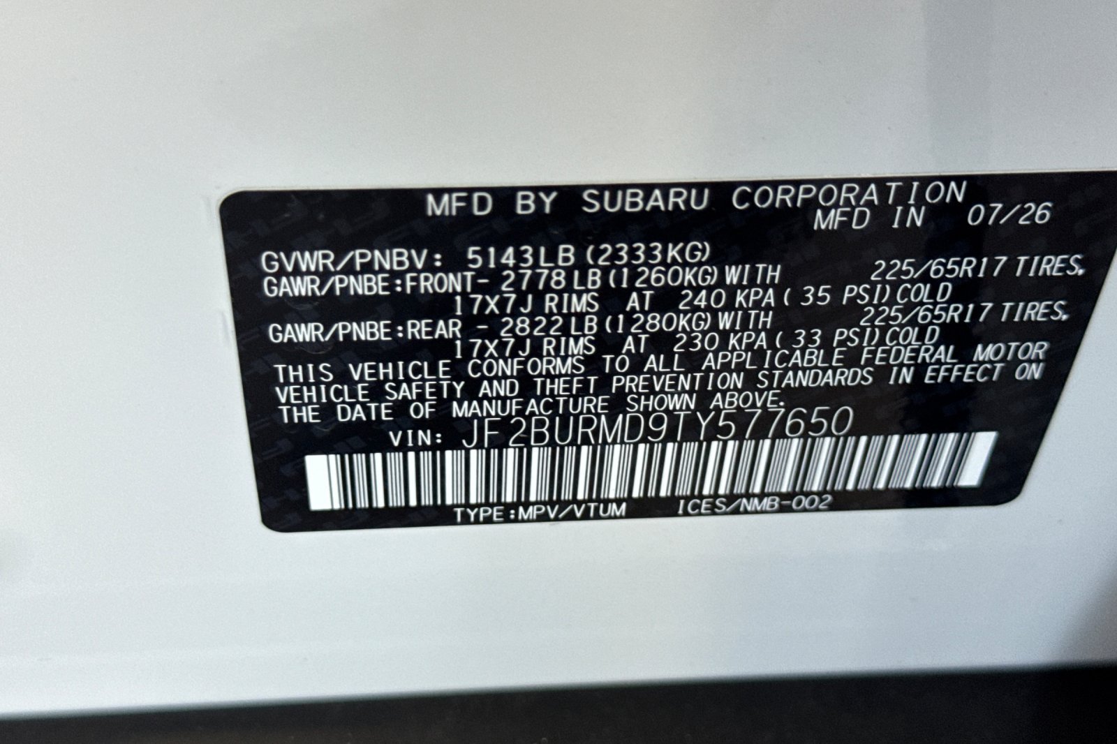 New 2026 Subaru Outback Wilderness AWD/4WD image 28
